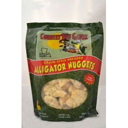 Country Boy Gator Breaded Alligator Nugget 1lb - Authentic Cajun Flavor