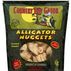 Country Boy Gator Breaded Alligator Nugget 4lb - Authentic Cajun Flavor