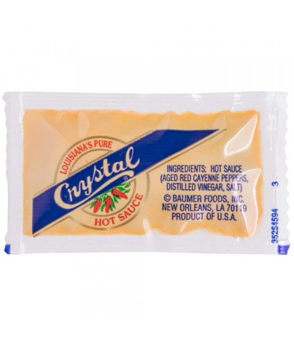 Crystal Hot Sauce 7 gram Packets 200 Ct