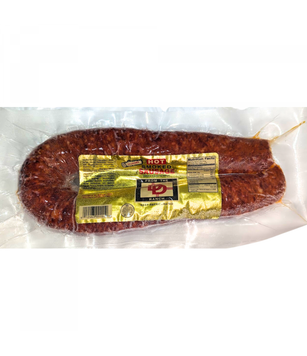 Double D Hot Smoked Sausage 1lb