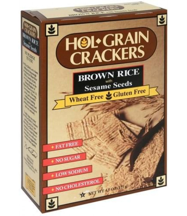 Hol Grain Rice Crackers w/ Sesame Seeds 4.5oz