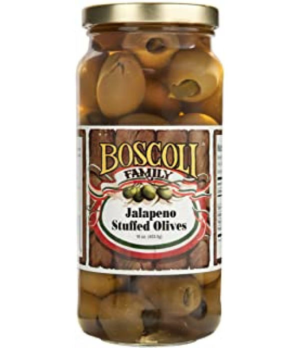 Boscoli Jalapeno Stuffed Olives 16oz