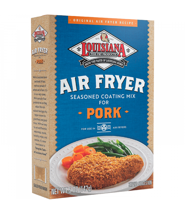 Crispy and Flavorful Pork Coating with Louisiana Fish Fry Air Fry Pork Coating Mix - 5oz