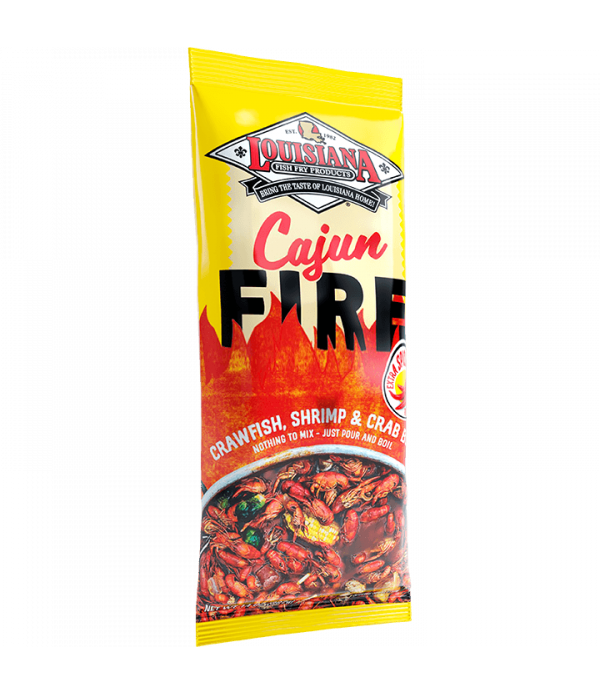 Flavorful and Spicy Seafood Boil with Louisiana Fish Fry Cajun Fire Boil - 14oz