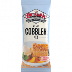 Louisiana Fish Fry Fruit Cobbler Mix - A Delicious and Easy-to-Make Dessert