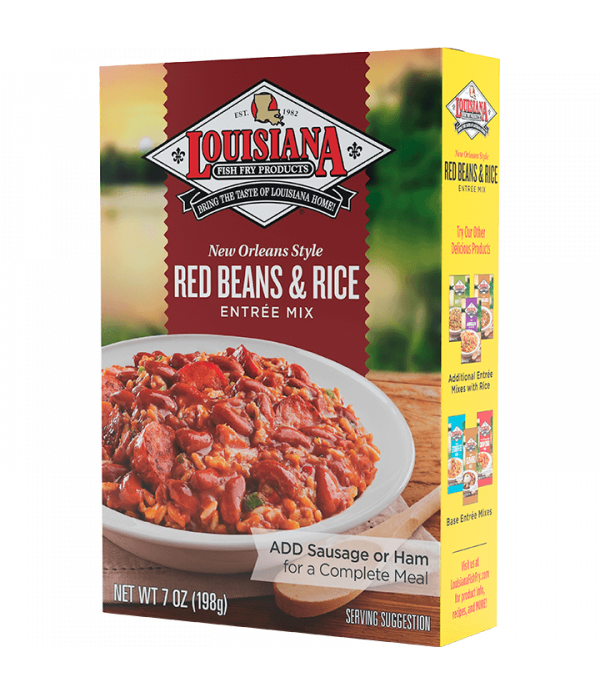 Delicious and Hearty Red Beans and Rice Mix from Louisiana Fish Fry - 7oz