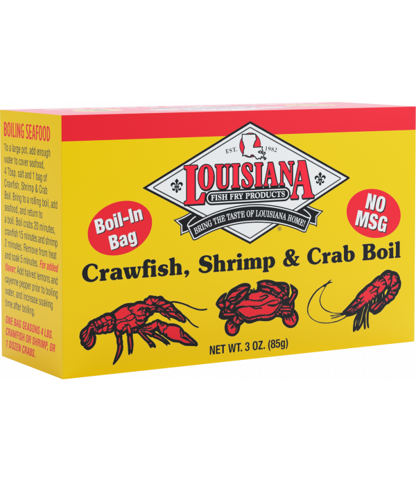 Louisiana Fish Fry Crab Boil Seed Bag 3oz