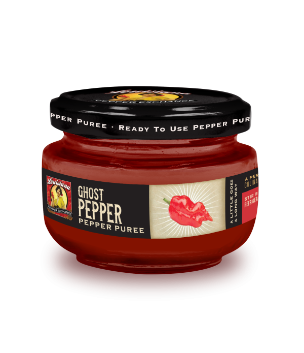 Ghost Pepper Puree, 4oz Louisiana Pepper Exchange