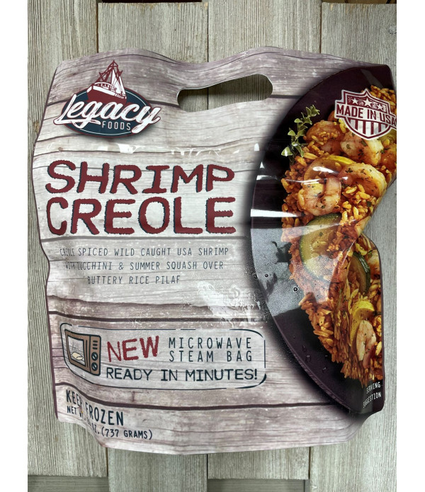 Legacy Shrimp Creole Served Over Rice Pilaf 26oz