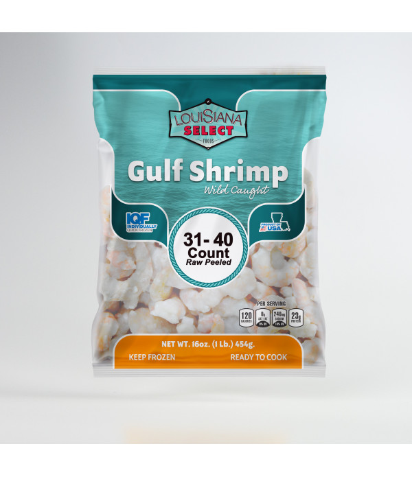Louisiana Select 1lb BAG 31-40 PUD Shrimp