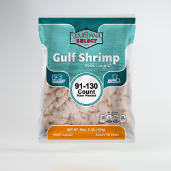 Louisiana Select 1lb BAG 91-130 PUD Shrimp