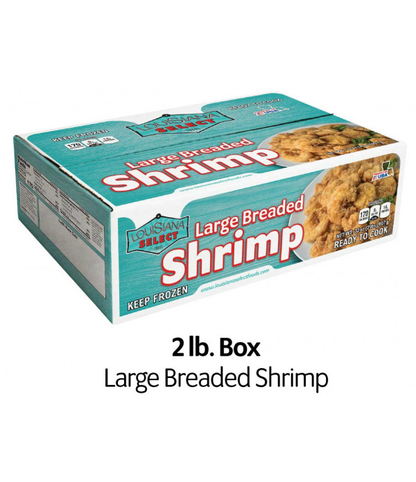 Louisiana Select 2lb BOX Breaded Shrimp