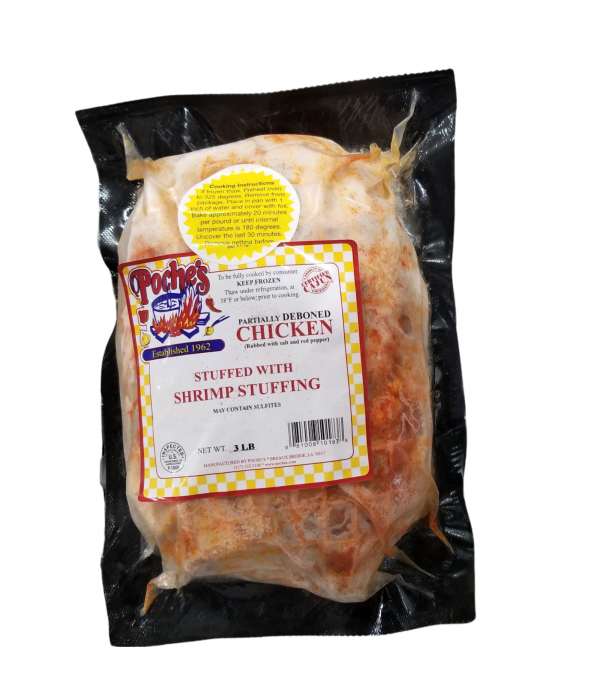 Poche's Stuffed Chicken w/ Shrimp 3.5lb