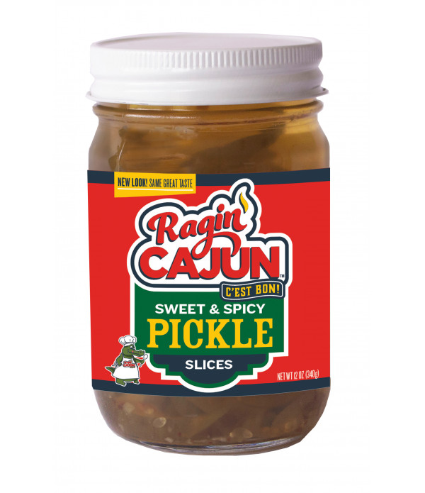 Ragin Cajun Spicy Sweet Pickle Slices 12oz
