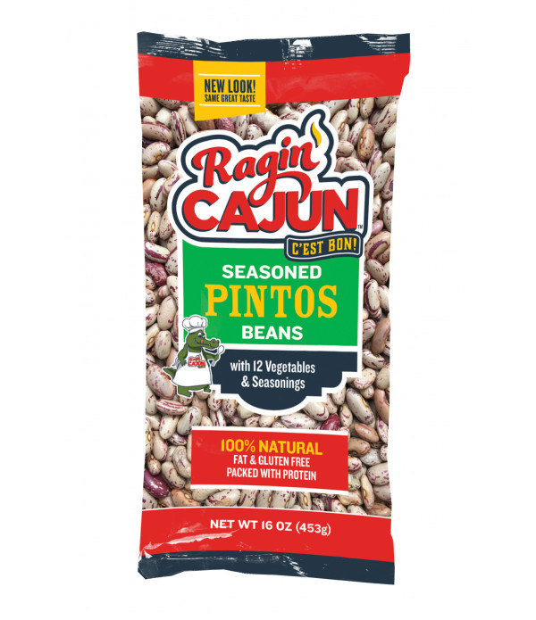 Ragin Cajun Seasoned Pinto Beans 16oz