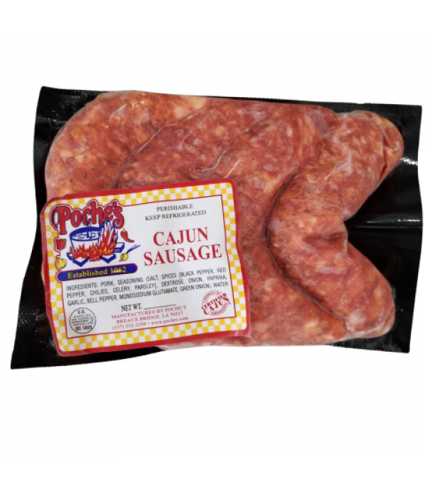 Poche's Cajun Style Sausage 1lb
