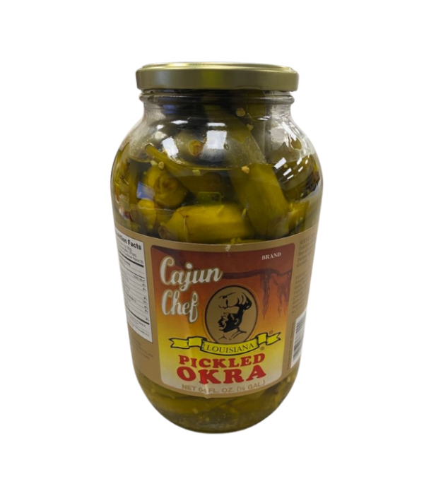 Cajun Chef Crisp Pickled Okra 64oz