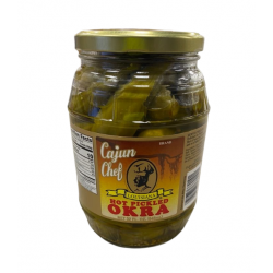 Cajun Chef Hot Pickled Okra 32oz