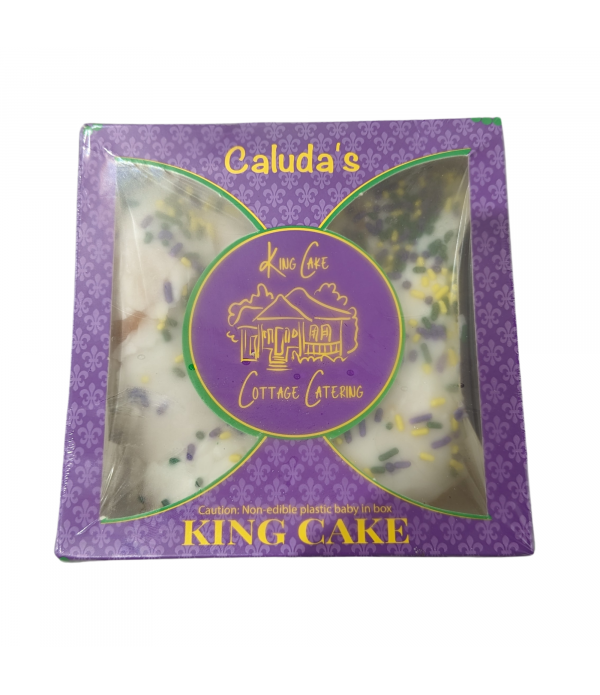 Caluda's Traditional Mini King Cake 4oz
