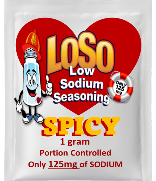LOSO - Low Sodium Spicy Seasoning Sachets 