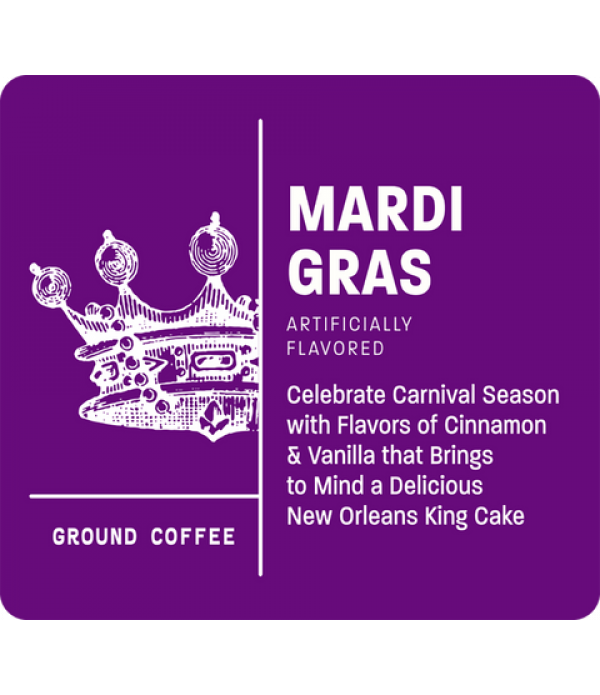 New Orleans Roast Mardi Gras Ground Coffee