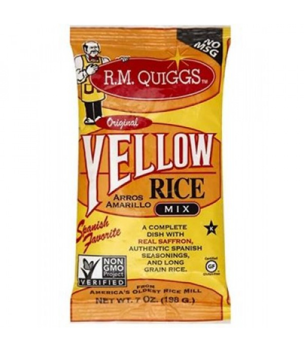 RM Quiggs Yellow Rice Mix 7 oz