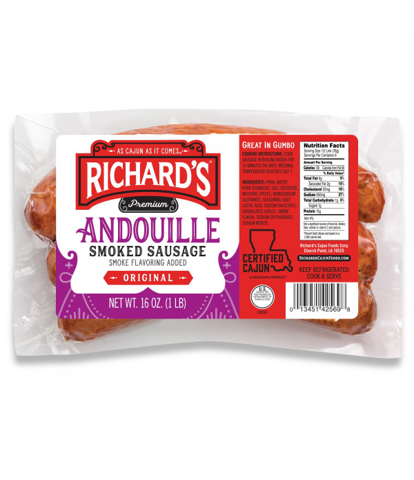 Richard's Andouille 1lb