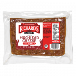 Richards Cajun Country Hog Head Cheese: Deliciously Spiced and Smoked Pork Head Cheese