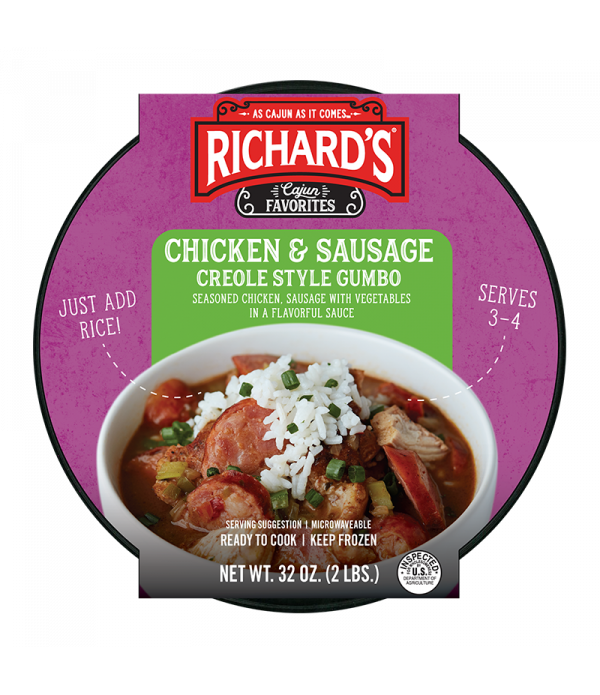 Richards Chicken & Sausage Gumbo 32oz 