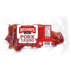 Richards Smoked Pork Tasso - 8oz of Delicious Cajun Flavor