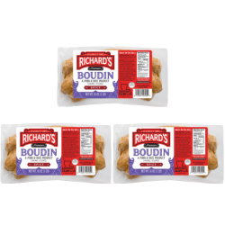 Richards Spicy Boudin (Pack of 3) - Shipping Inclu...