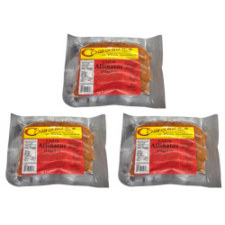 Comeaux's Alligator Boudin (Pack of 3) - Shipping Included