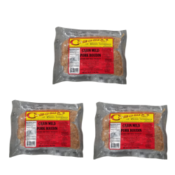 Comeaux's Pork Boudin Mild (Pack of 3) - Shipping ...
