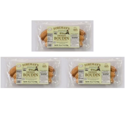 Foreman's Smoked Boudin (Pack of 3) - Shipping Included