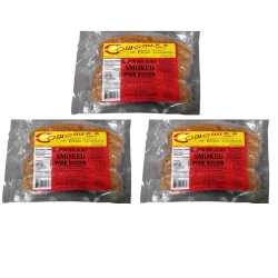 Comeaux's Smoked Pork Boudin (Pack of 3) - Shipping Included