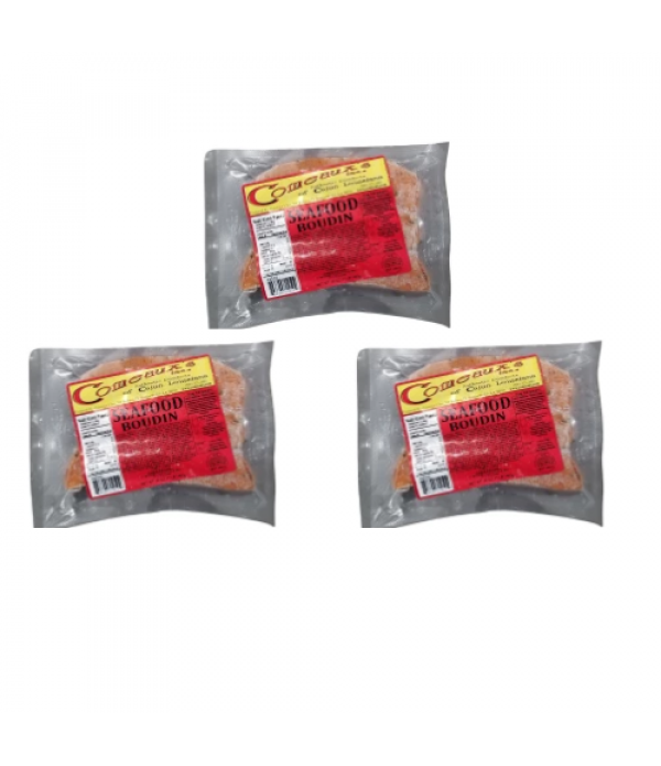 Comeaux's Seafood Boudin (Pack of 3) - Shipping Included