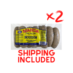 Manda Boudin Party Pack 2.25lb (Pack of 2) - Shipping Included