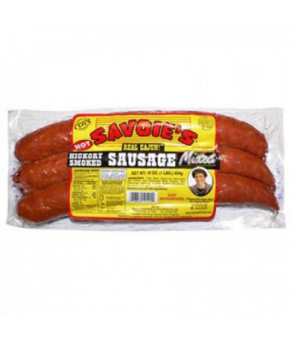 Savoies  Smoked Hot Beef & Pork Sausage 16oz