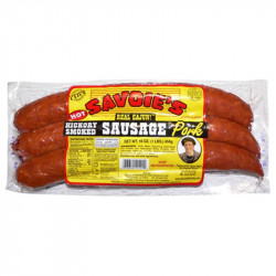 Savoies Smoked Hot Pork Sausage 16oz