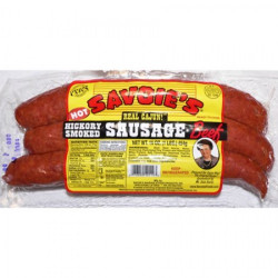 Savoies  Smoked Hot Beef Sausage 16oz