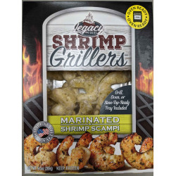 Delicious Shrimp Grillers in Mouthwatering Scampi Flavor