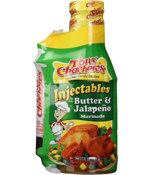 Tony Chachere's Butter & Jalapeno with Injector 17oz