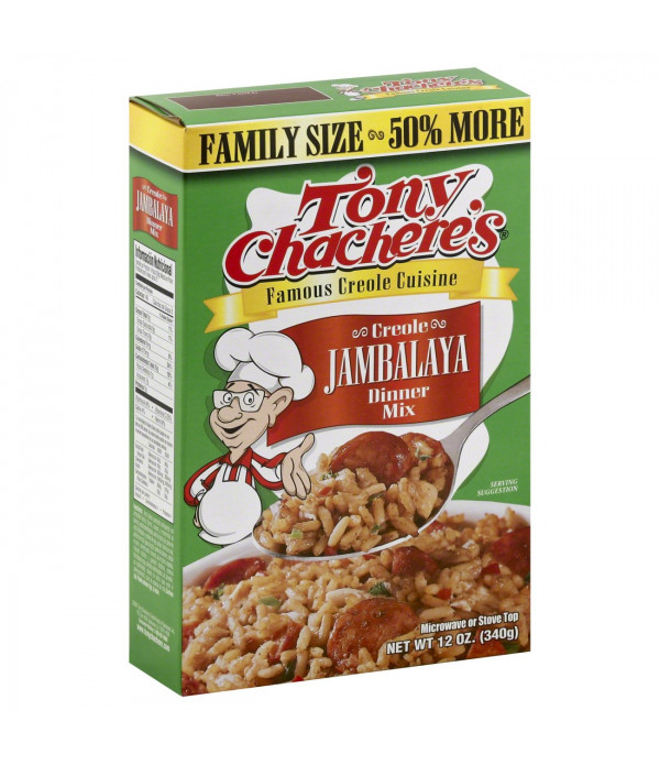 Tony Chachere's Creole  Jambalaya Dinner Mix 12oz
