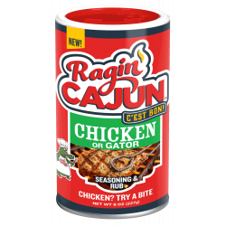 Ragin Cajun 8oz "Chicken or Gator" Cajun Seasoning & Rub