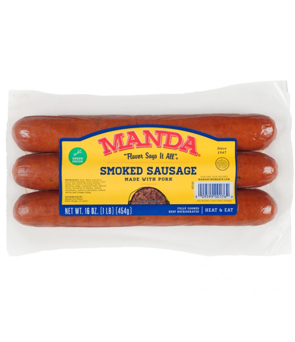 Manda Green Onion Sausage 1lb